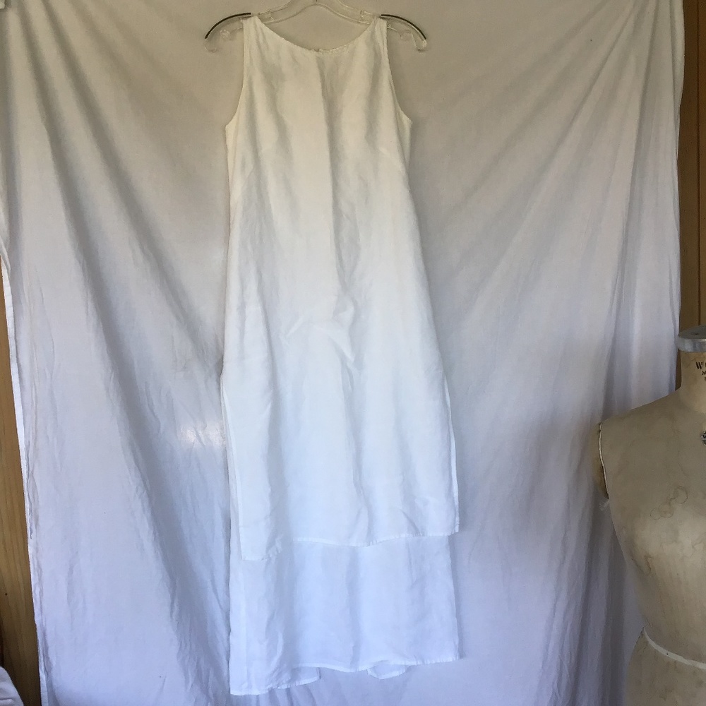 Renato Nucci White Linen Dress